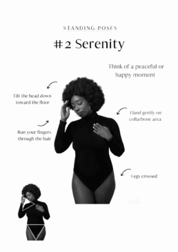 a black woman in a body suit in boudoir poses