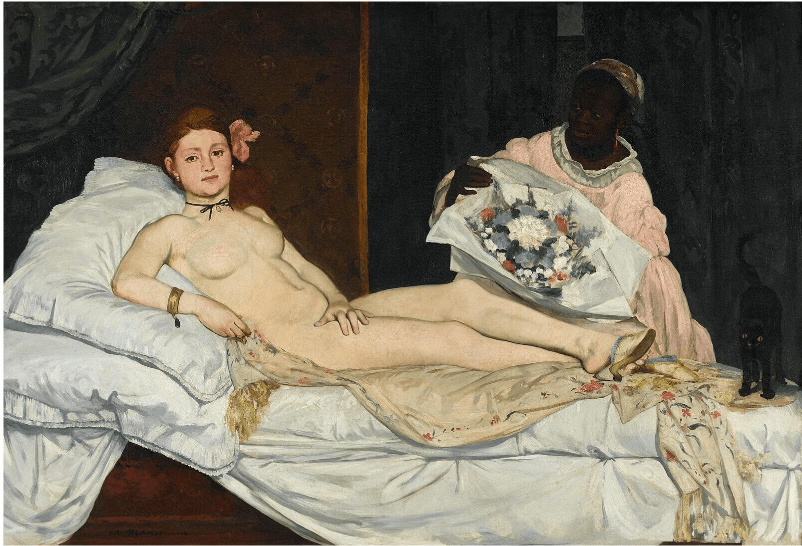 Manet's-olympia-nude-art-history