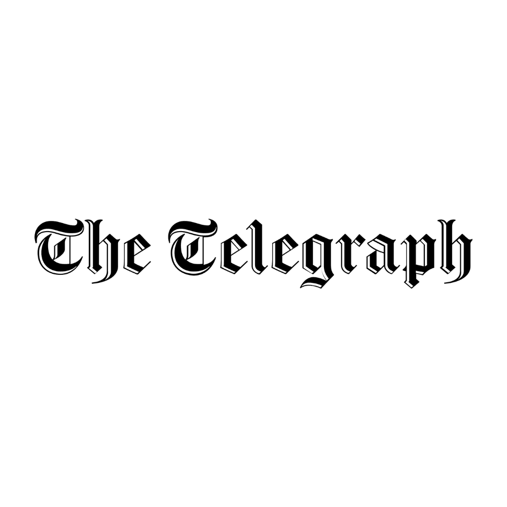 The Telegraph logo indicating press coverage of photographer Siorna Ashby.