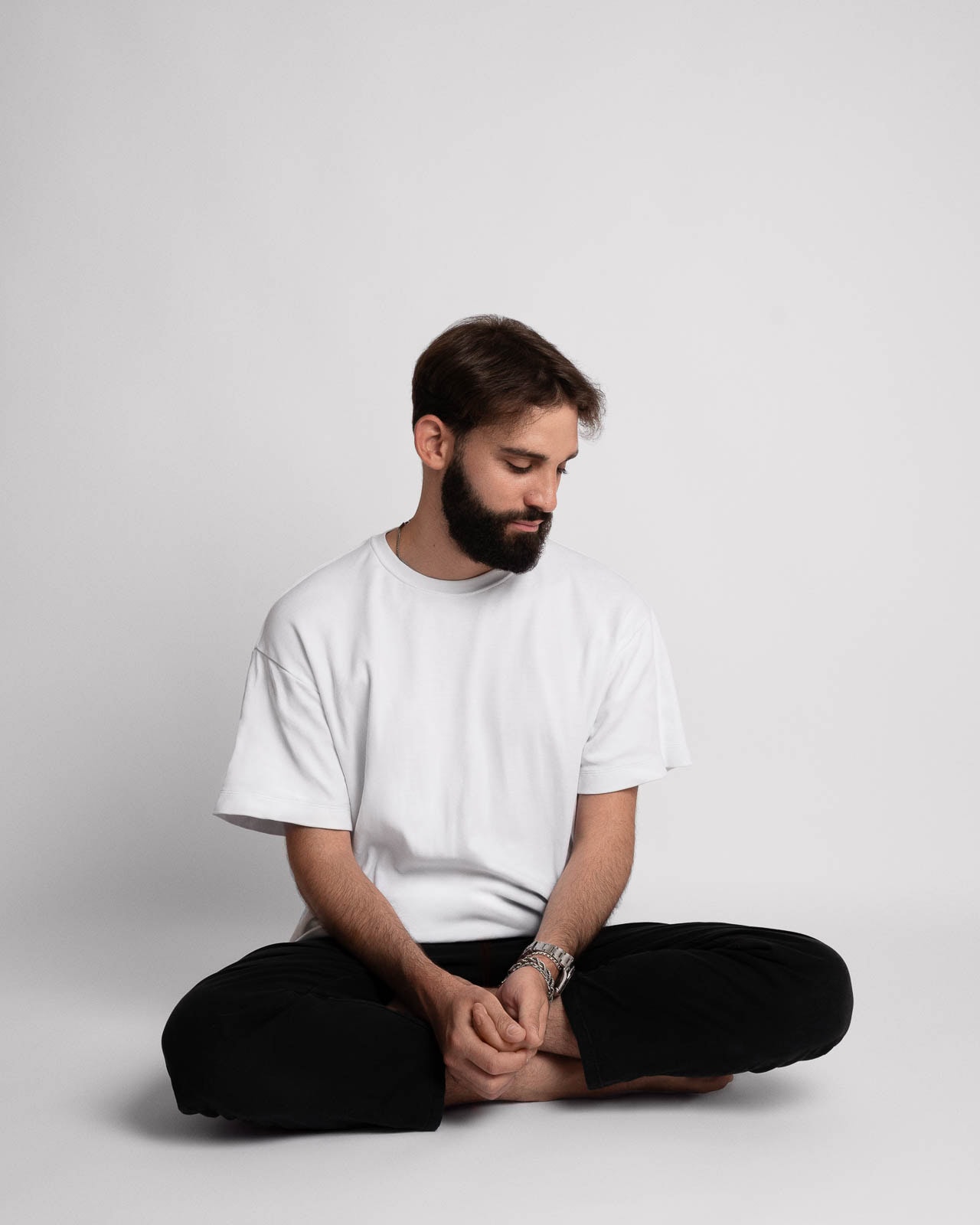 Male portrait photographed in Finsbury Park studio